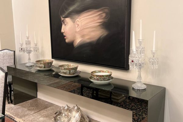 کنسول آینه‌ای دودی مدل Imperial 250