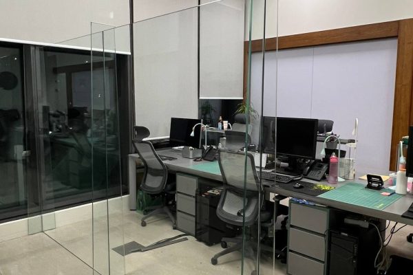 دیوایدر شیشه‌ای ثابت ۱۲ میل سکوریت
